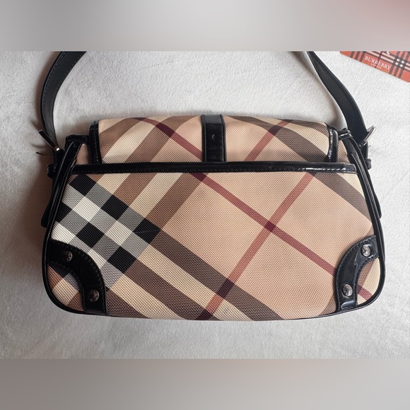 Burberry Haymarket Check Shoulder Bag with Coin Purse - Picture 4 of 12